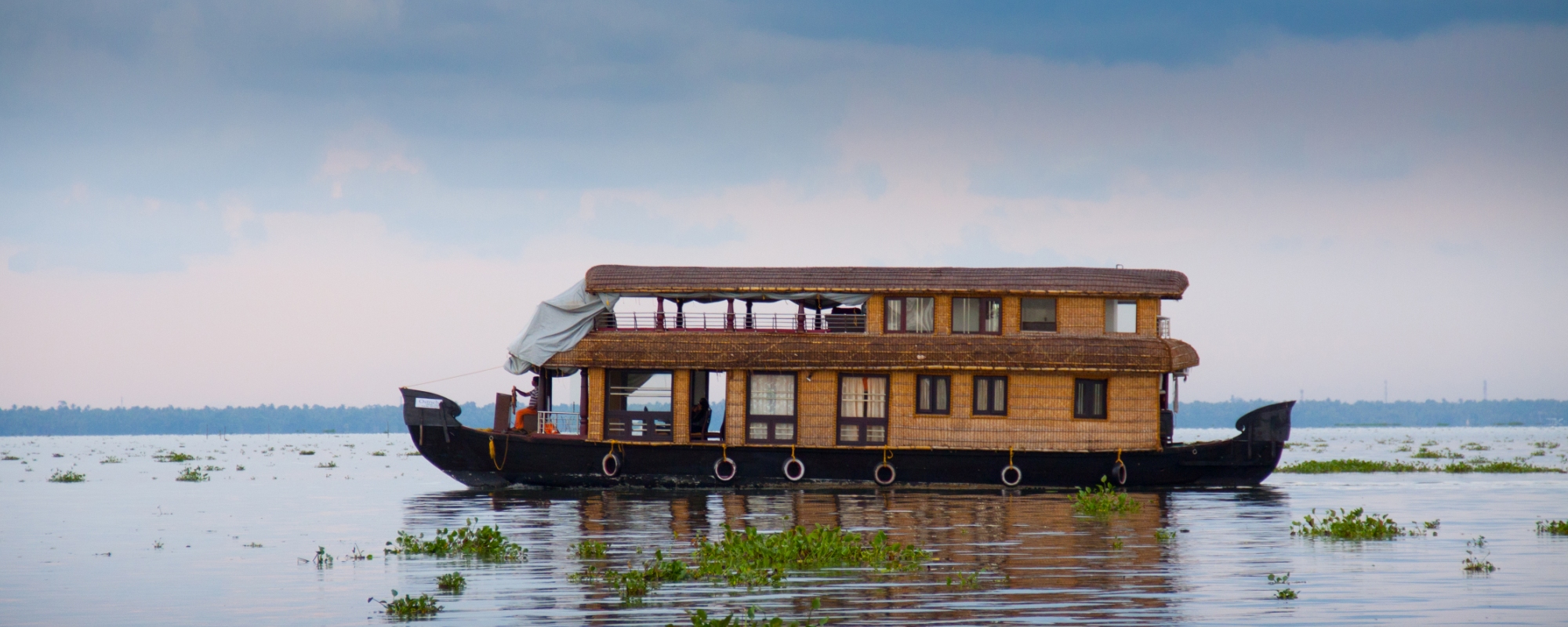 Cruise through Kerala in a houseboat!