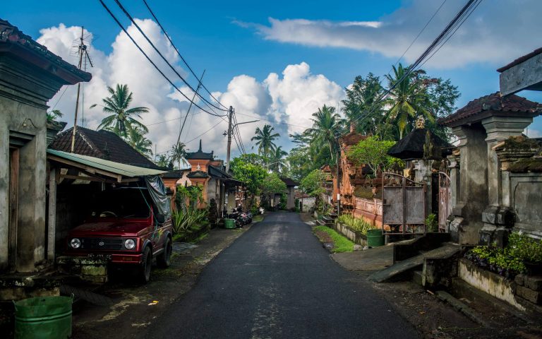 Bali Big Clouds and Small Streets 768x480