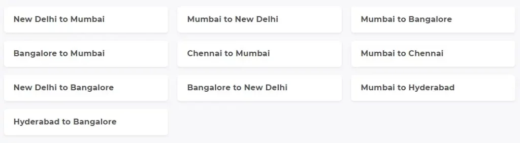 Domestic Flight Booking