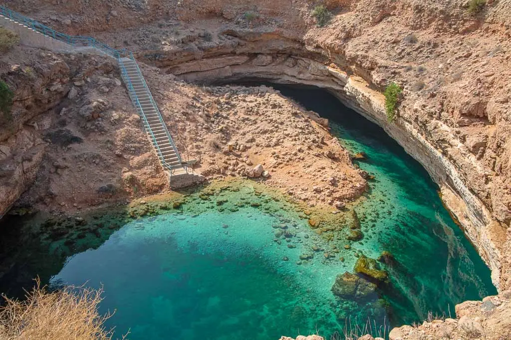 Bimmah Sinkhole in Oman