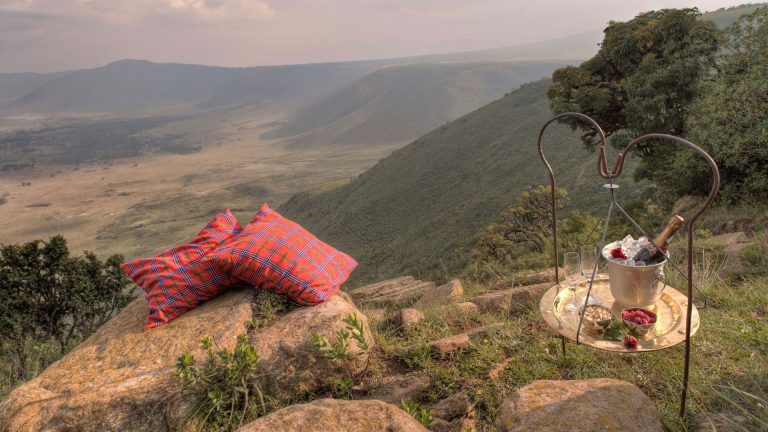 Crater view in Ngorongoro Crater Tanzania 768x432