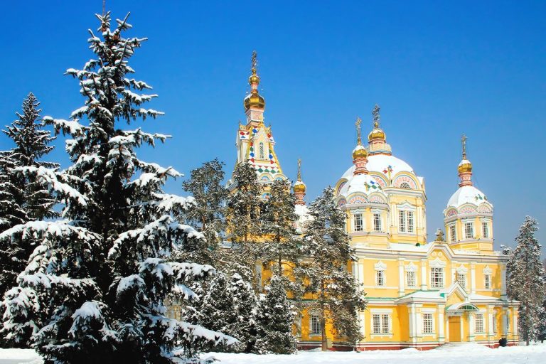 Almaty Cathedral Kazakhstan Tour Package 768x512