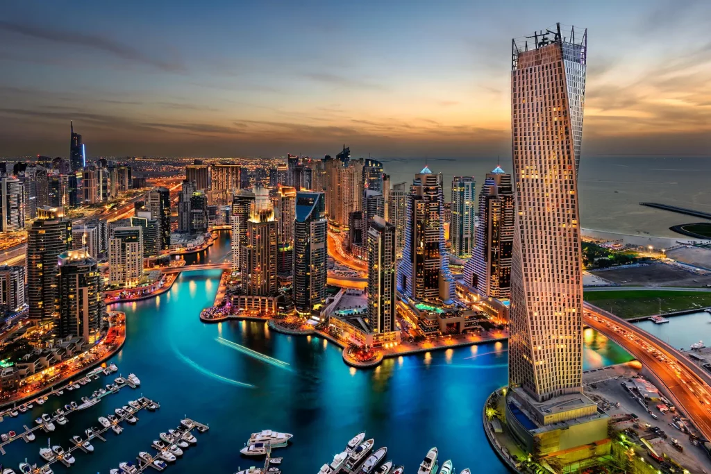 Dubai Marina Skyline