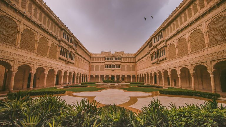 Central Courtyard Suryagarh Jaisalmer 768x432